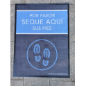 Alfombra Desinfectante "Limpie sus pies"