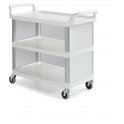 CARRO SHELF BLANCO C/3 ESTANTE PLAST+PAREDES
