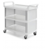 CARRO SHELF BLANCO C/3 ESTANTE PLAST+PAREDES