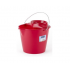 CUBO REDONDO 12L ROJO SIN ESCURRIDOR